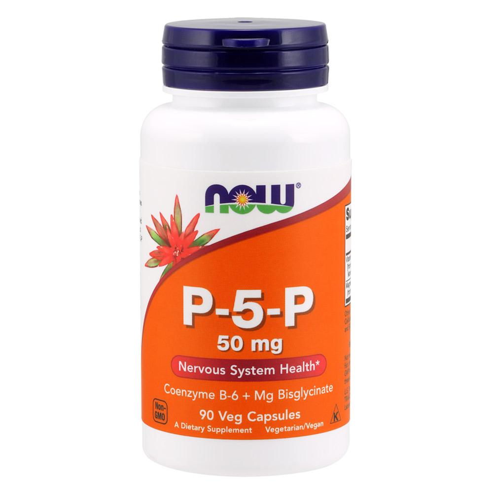 Now Foods P-5-P 50 Mg Complex 90 VegCaps Vitamins Now Foods  (1059150331947)