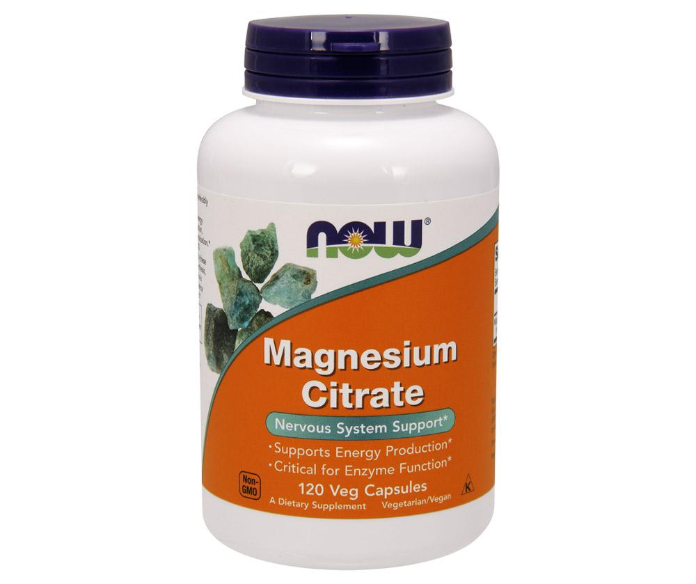 Now Foods Magnesium Citrate 120 Vege Caps Digestive Health / Probiotics Now Foods  (1058822946859)
