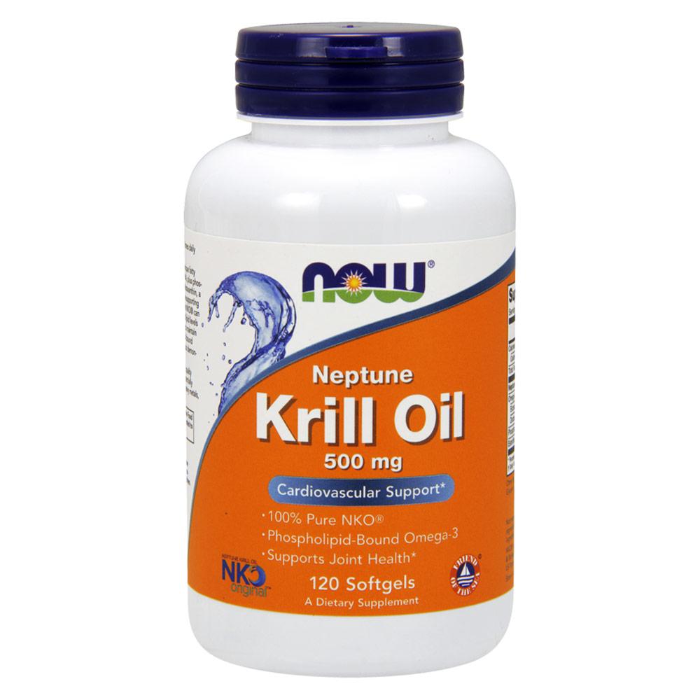 Now Foods Neptune Krill Oil 500mg 60 Gels Omega Fatty Acids / EFAs Now Foods  (1058758361131)