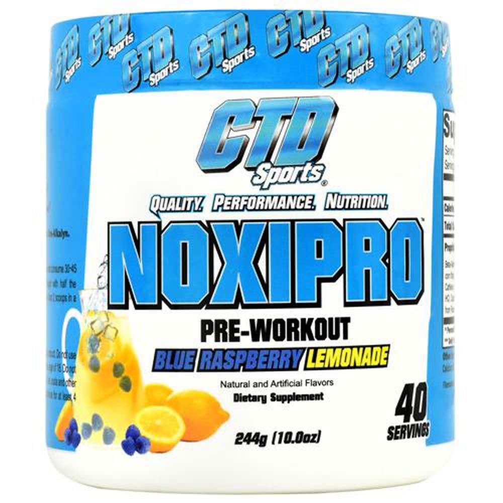 CTD Labs Noxipro 40 Servings Pre-workout CTD Labs Blue Raspberry Lemonade  (1058811904043)
