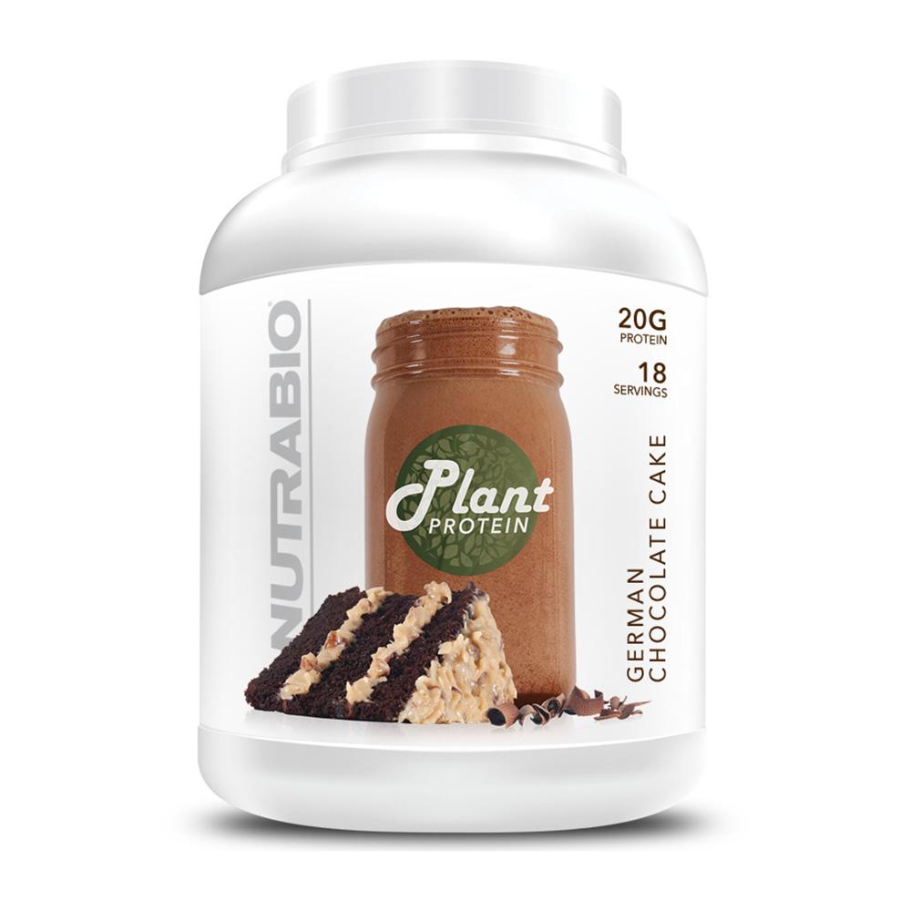 NutraBio Plant Protein 18/sv Prohormones NutraBio German Chocolate Cake 