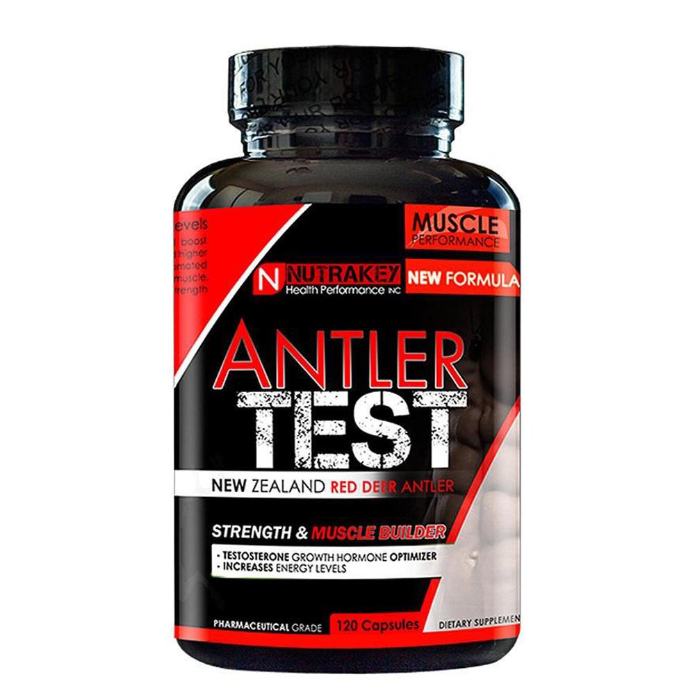 NutraKey Antler Test 120 Capsules Sports Performance Recovery Nutrakey  (4418668298305)