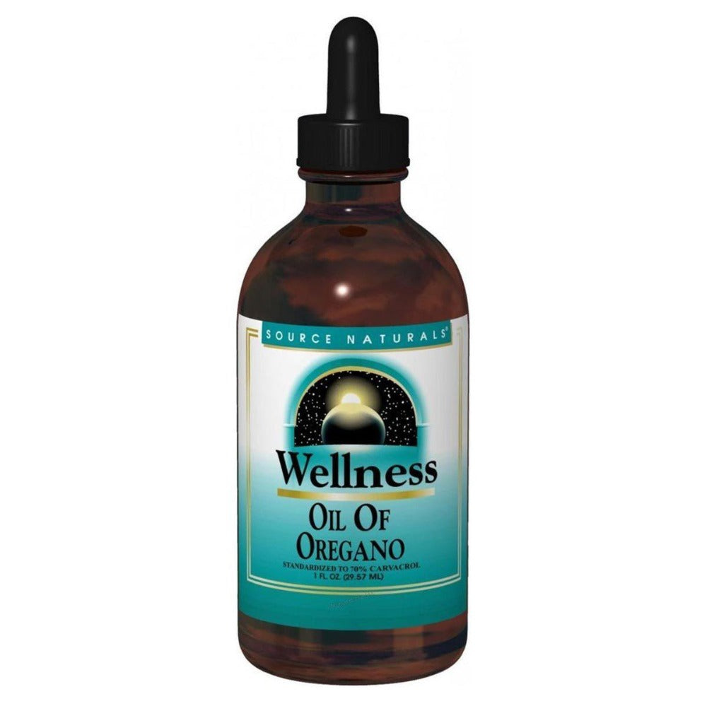 Source Naturals Wellness Oil of Oregano Standardized to 70% Carvacrol 1 Fl Oz Herbs Source Naturals  (1058117943339)