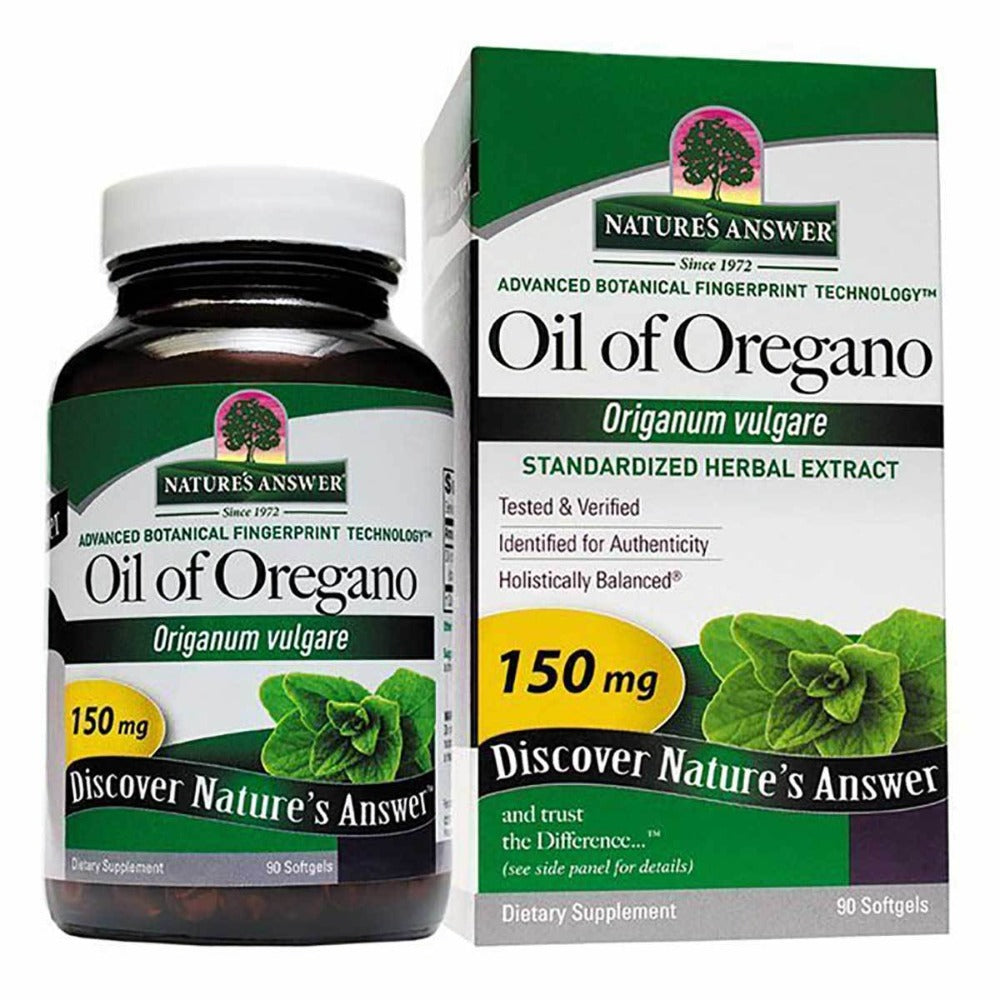 Nature's Answer Oil of Oregano 150mg 90 Softgels Personal Care Nature's Answer  (1059085582379)