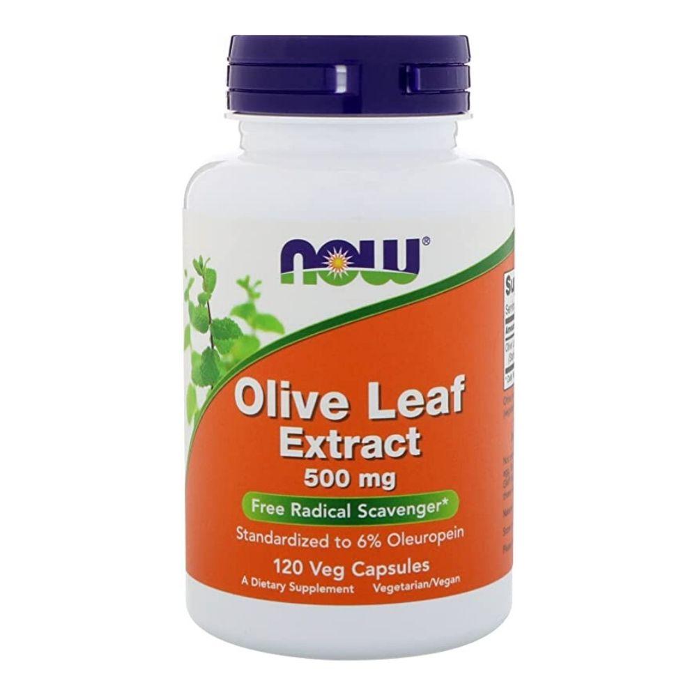 Now Foods Olive Leaf Extract 120 Capsules Herbs Now Foods  (1792256409643)