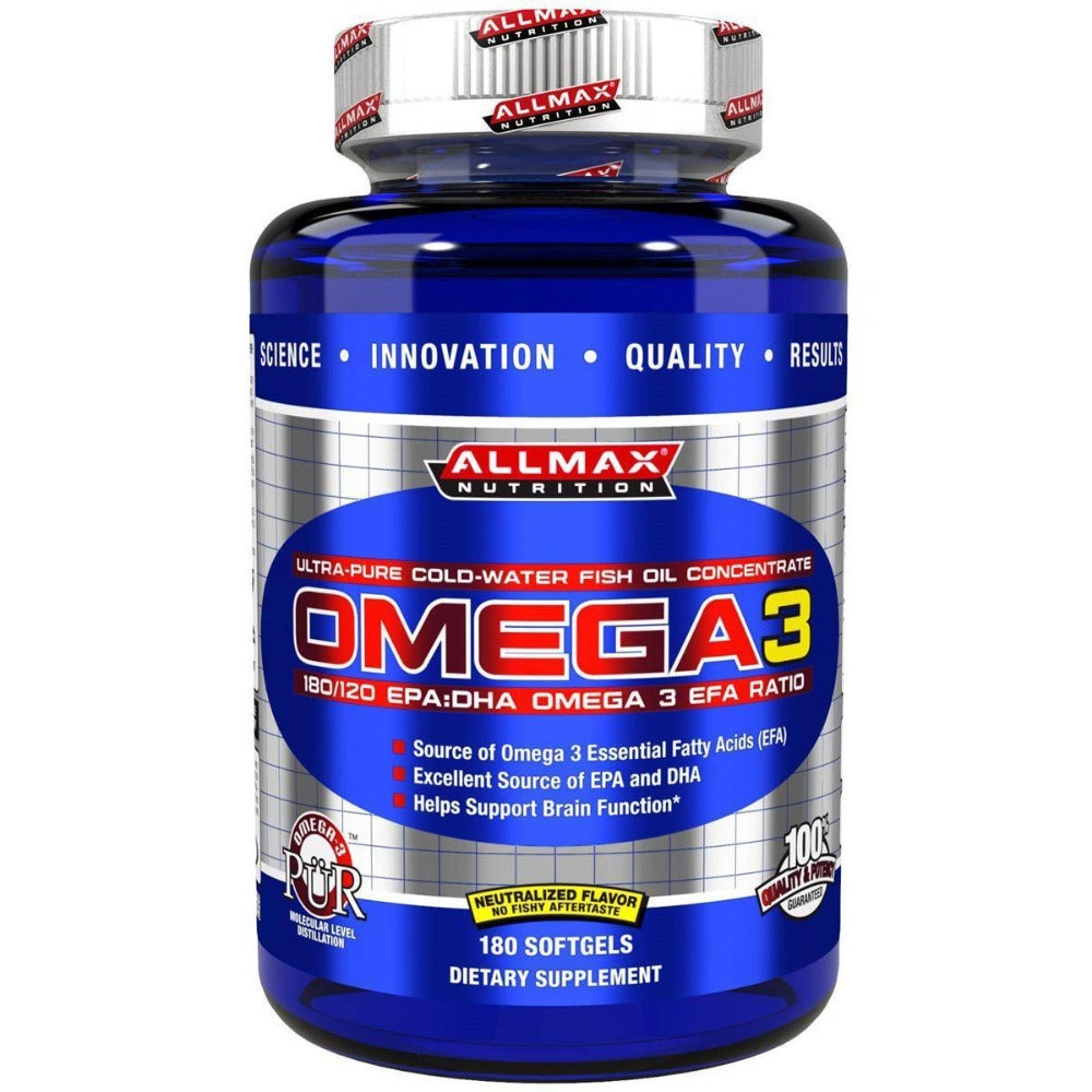 Allmax Nutrition Omega 3 180 Softgels Allmax Nutrition  (1058737717291)