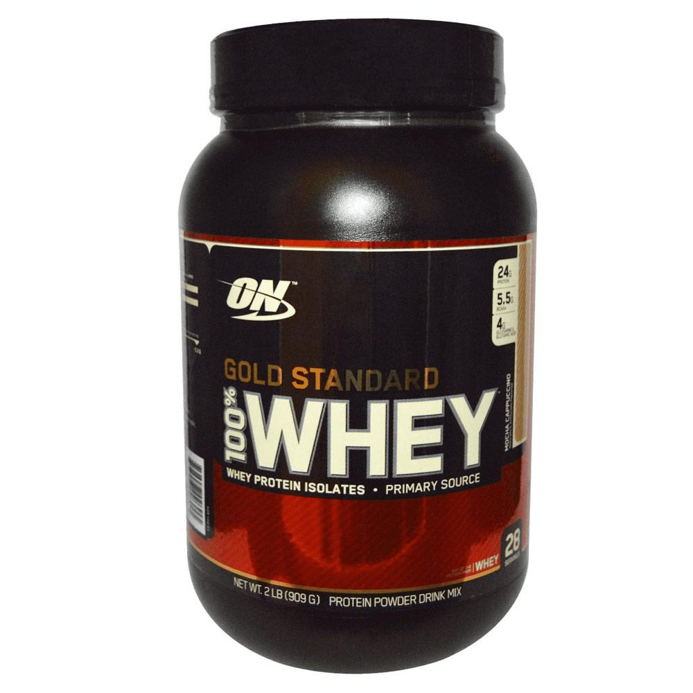 Optimum Nutrition 100% Whey Protein Gold Standard 2 Lbs Protein Optimum Nutrition Mocha Cappucino  (1057917435947)