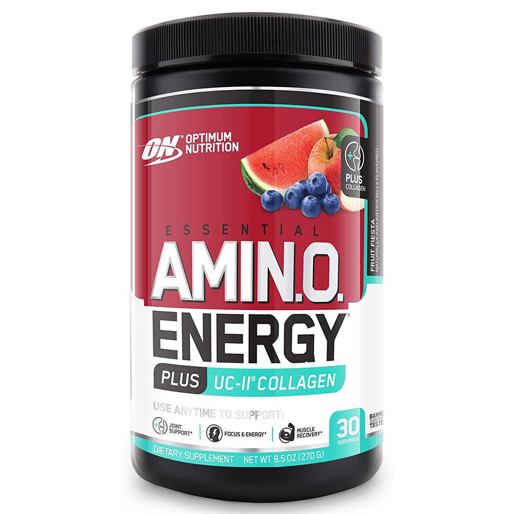 Optimum Nutrition Amino Energy UC-II Collagen 30 Servings Amino Acids Optimum Nutrition Fruit Fiesta  (4581406769217)