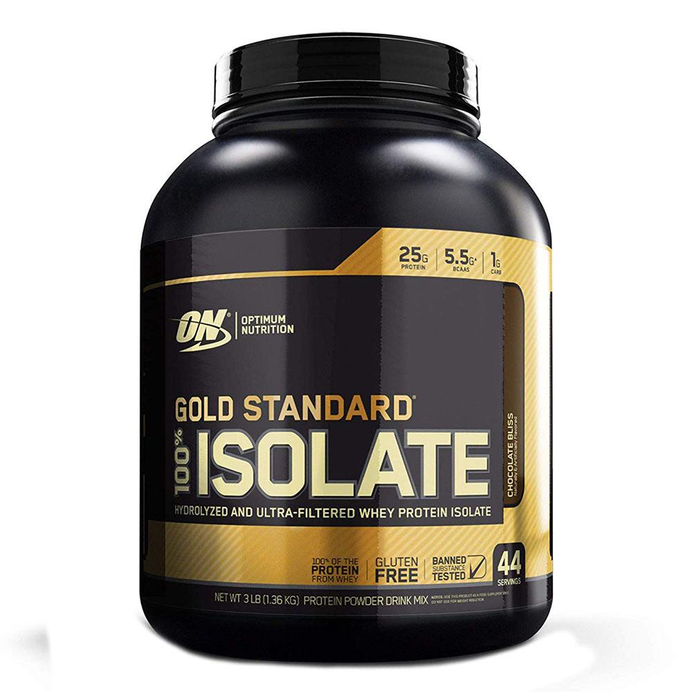 Optimum Nutrition Gold 100% Isolate 44 Servings Protein Powders Optimum Nutrition Chocolate Bliss  (1730636218411)