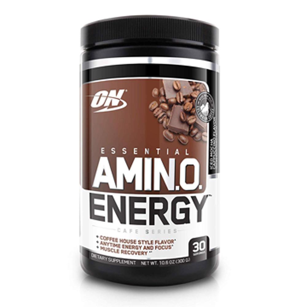 Optimum Nutrition Amino Energy 30 Servings Amino Acids Optimum Nutrition Iced Mocha Cappuccino  (1058577481771)