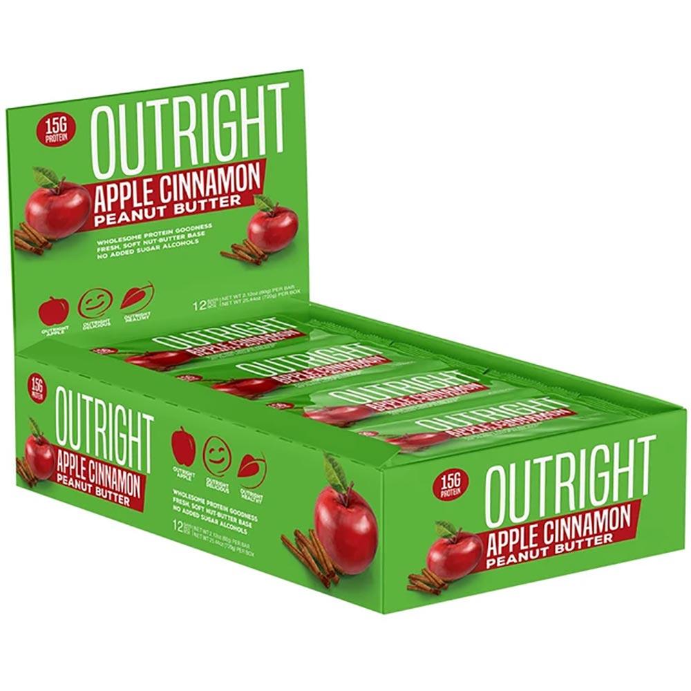 MTS Nutrition Outright Bar 12 Pack Bars MTS Nutrition Apple cinnamon Peanut Butter  (1825697103915)