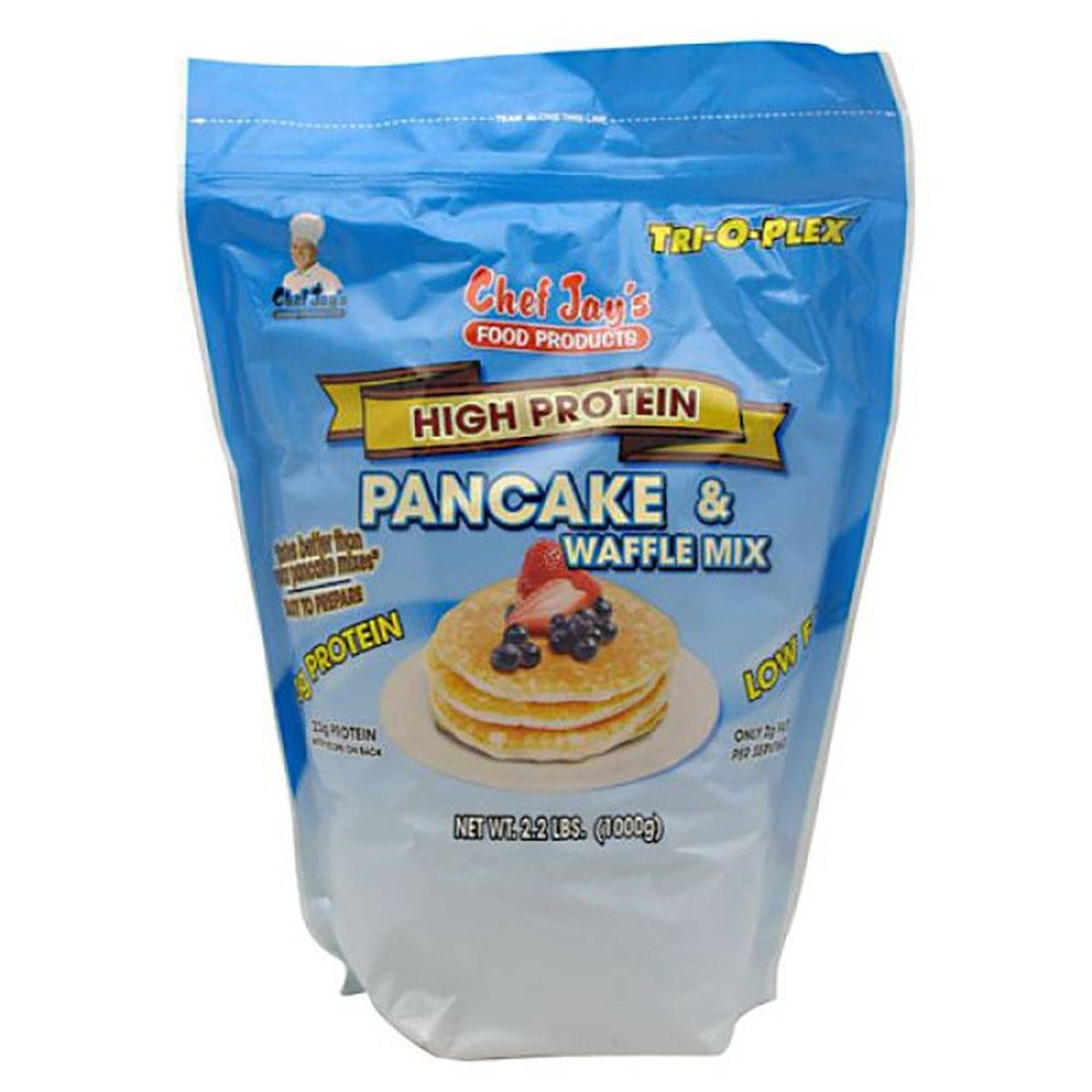 Chef Jay's Tri-O-Plex High Protein Pancake & Waffle Mix 2.2 lbs (1000g) Protein Chef Jay's  (1058914533419)