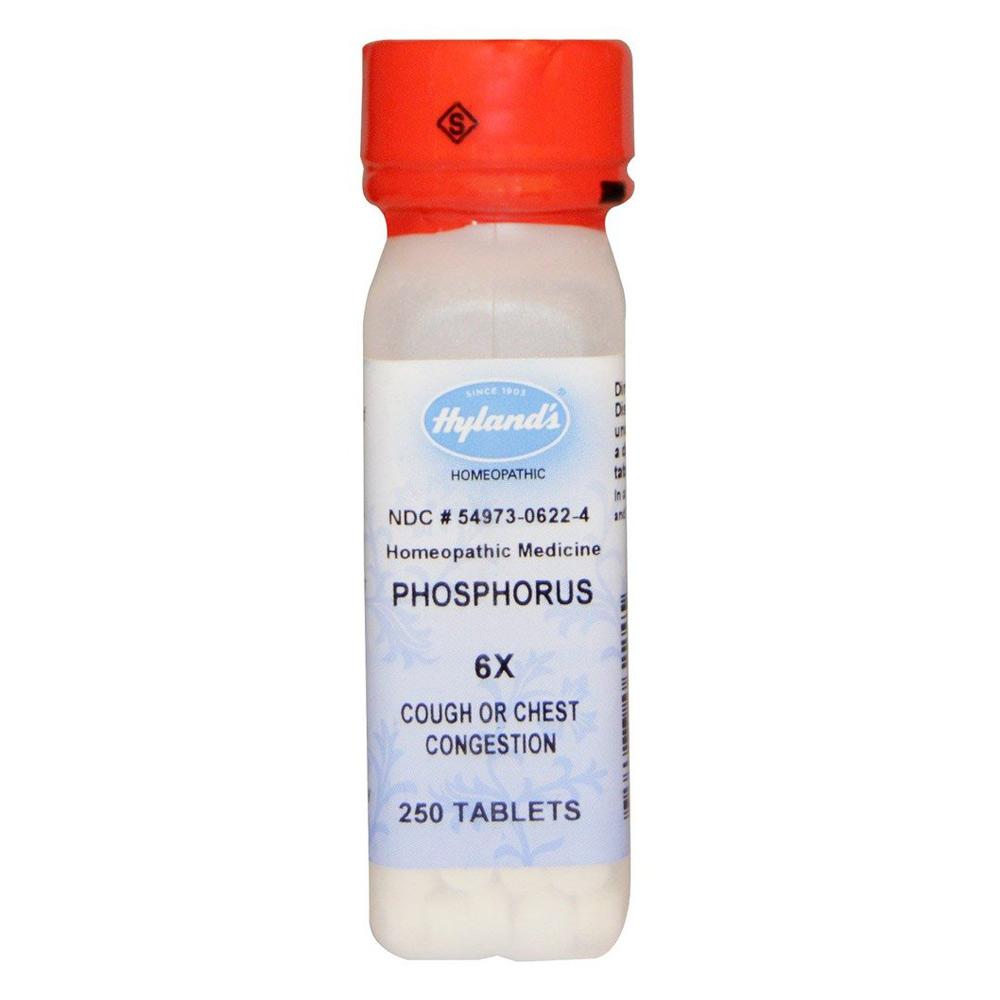 Hylands Phosphorus 6x 250 Tablets | Cough & Congestion Vitamins & Minerals Hylands  (1771750293547)