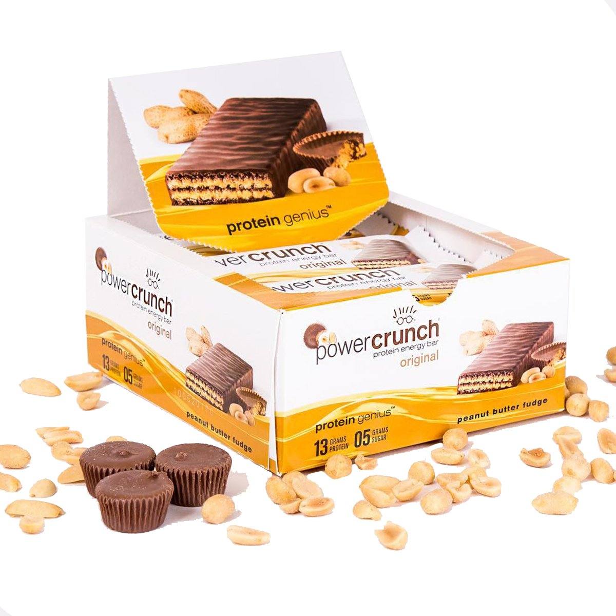 Bionutritional Research Group Power Crunch Wafers 12/Box Protein Bionutritional Research Group Peanut Butter Fudge  (1058066137131)