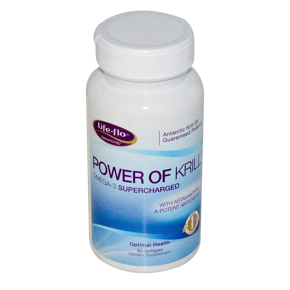 Life-Flo Power of Krill 60 Softgels | Omega-3 Supercharged Specialty Health Products Life-Flo  (1781931376683)