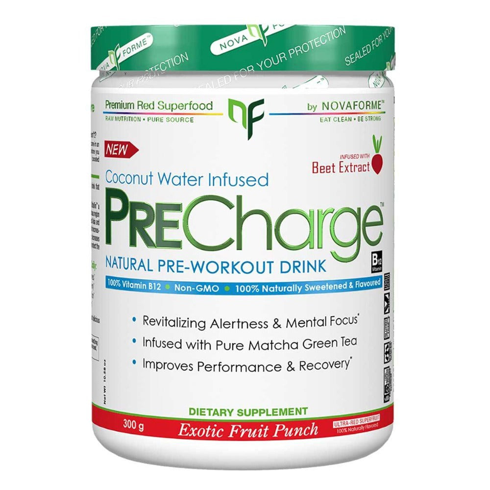 NovaForme PRECharge Exotic Fruit Punch 30 Servings Pre-workout NovaForme  (1059269181483)