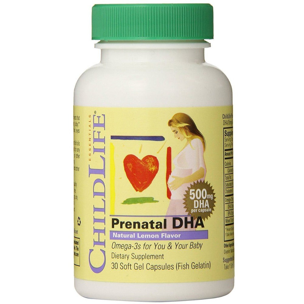 ChildLife Prenatal DHA 30 Softgels Omega Fatty Acids / EFAs ChildLife  (1059077193771)