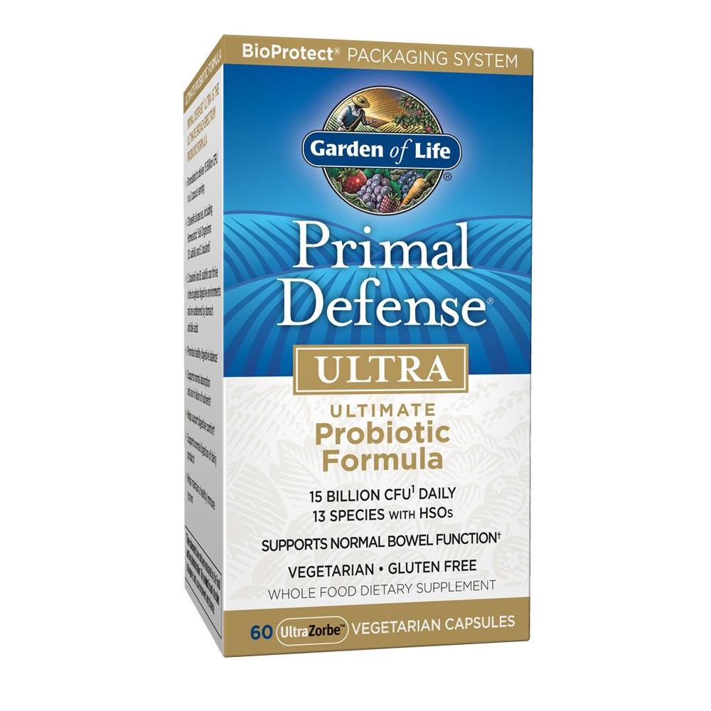 Garden of Life Primal Defense Ultra 60 Caps | Probiotic Formula Digestive Health Garden of Life  (1771766186027)