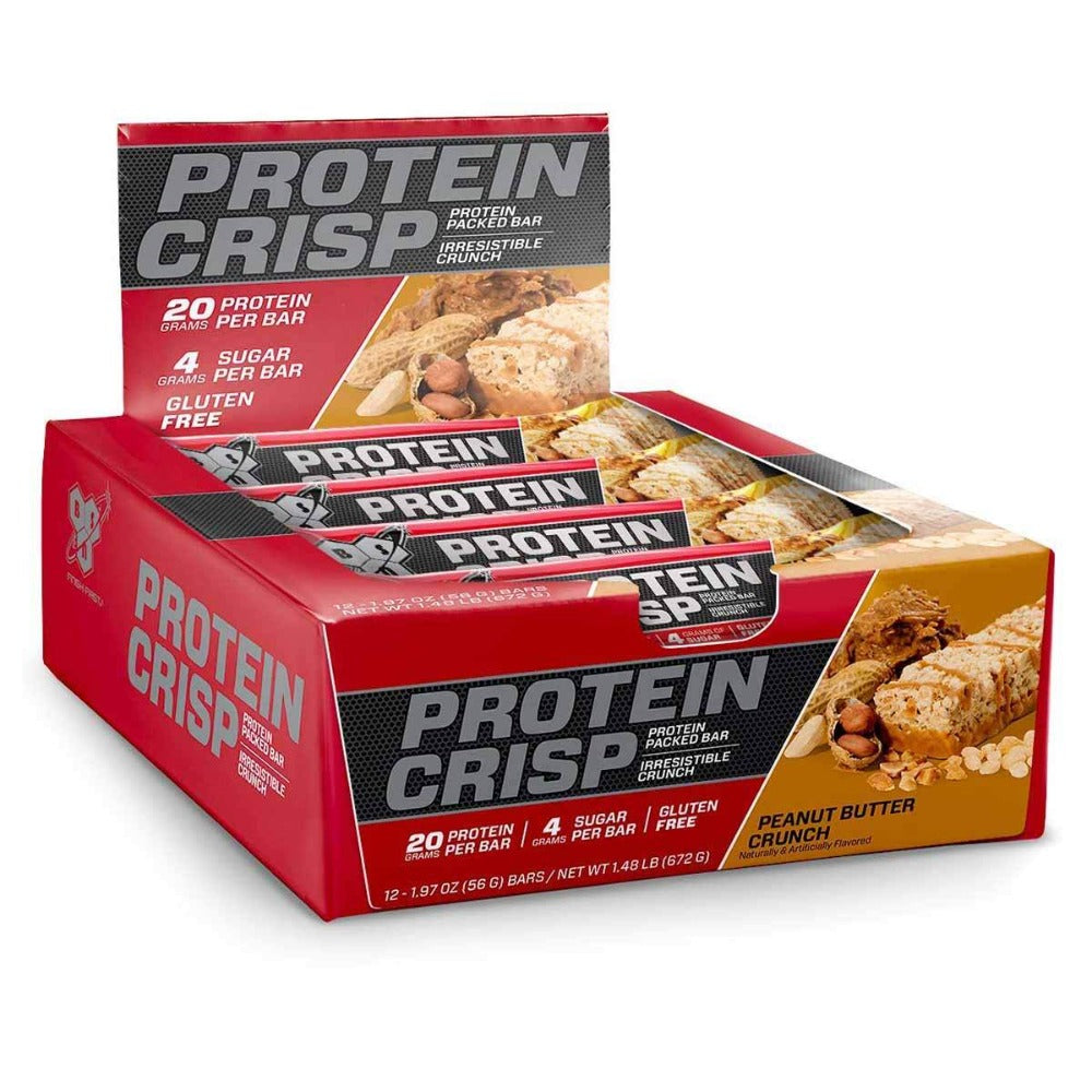 BSN Syntha-6 Protein Crisp 12/Box Bars BSN Peanut Butter Crunch  (1556856930347)