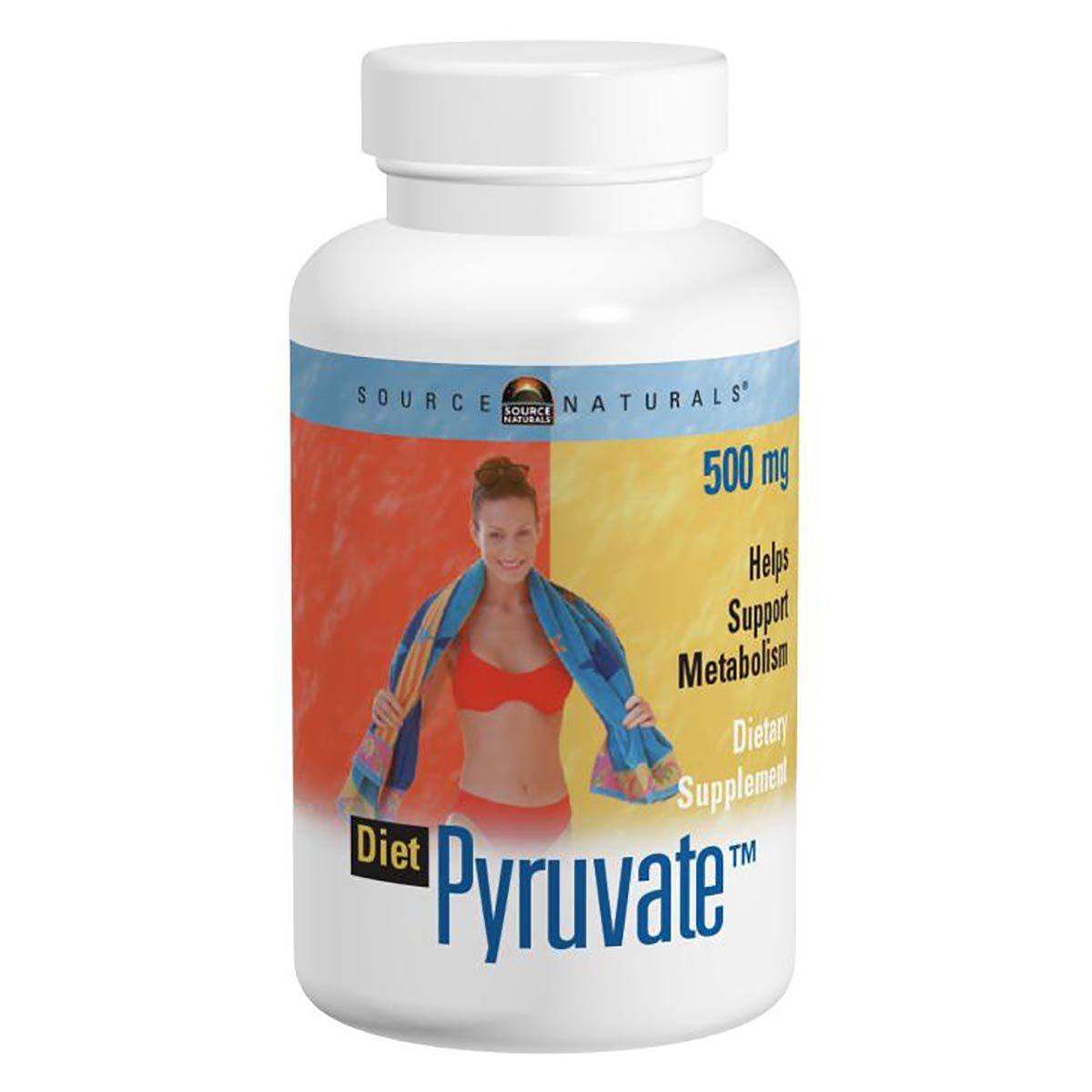 Source Naturals Diet Pyruvate 500mg 120 Caps Herbs Source Naturals  (1058861547563)