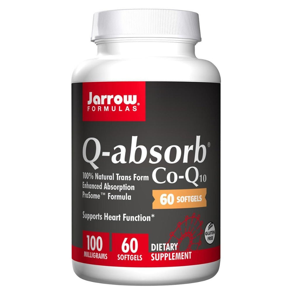 Jarrow Formulas Q-absorb Co-Q10 100mg 60 Softgels Antioxidants / CoQ-10 Jarrow Formulas  (1058783887403)