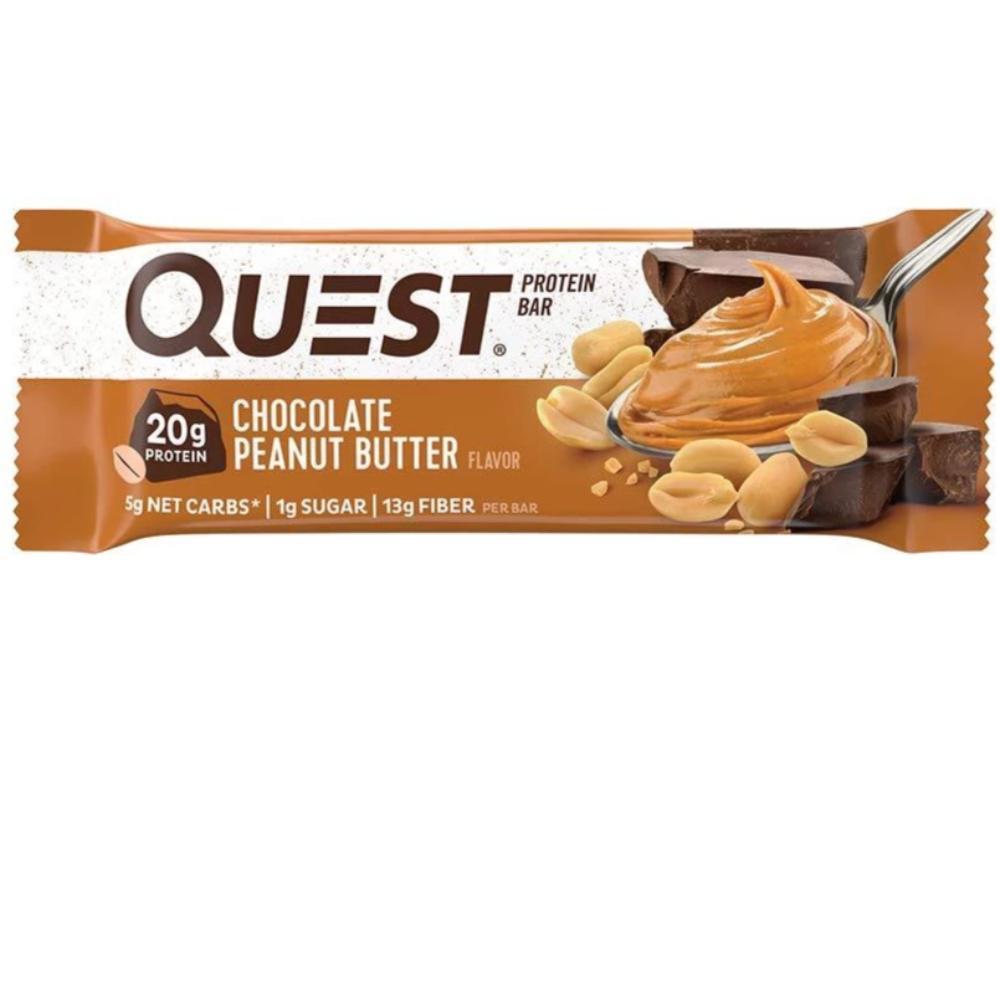 QUEST BAR CHOCOLATE PEANUT BUTTER INDIVIDUAL Bars Quest Nutrition  (4327052181569)
