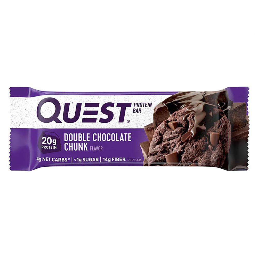 QUEST BAR DOUBLE CHOCOLATE CHUNK INDIVIDUAL Bars Quest Nutrition  (4327055753281)
