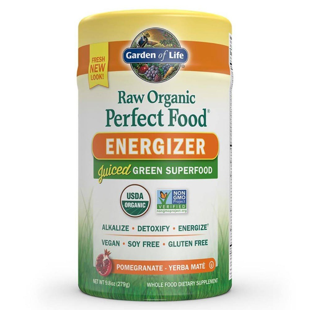 Garden of Life Raw Organic Perfect Food Energizer 9.8oz Greens / Super Foods Garden of Life  (1059007561771)