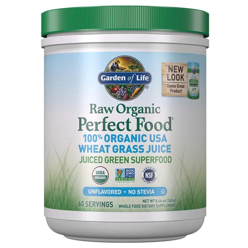 Garden of Life Raw Organic Perfect Food Wheat Grass Powder 240g Specialty Health Products Garden of Life  (4169066872875)