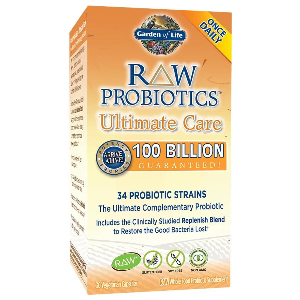 Garden of Life Raw Probiotics Ultimate Care 30 Vege Caps Digestive Health / Probiotics Garden of Life  (1058806890539)