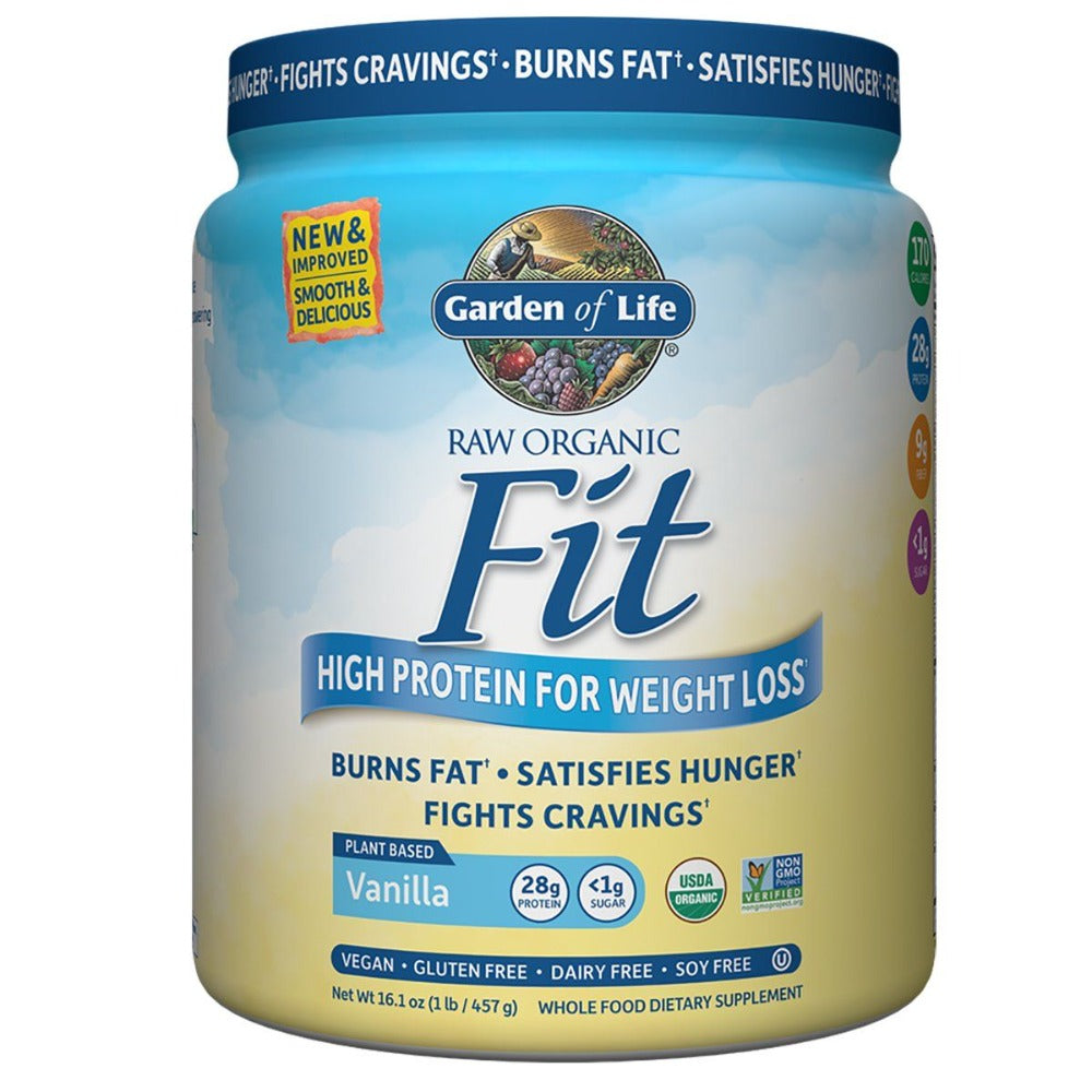 Garden of Life Raw Fit 1LBS Protein Garden of Life Vanilla  (1059028467755)
