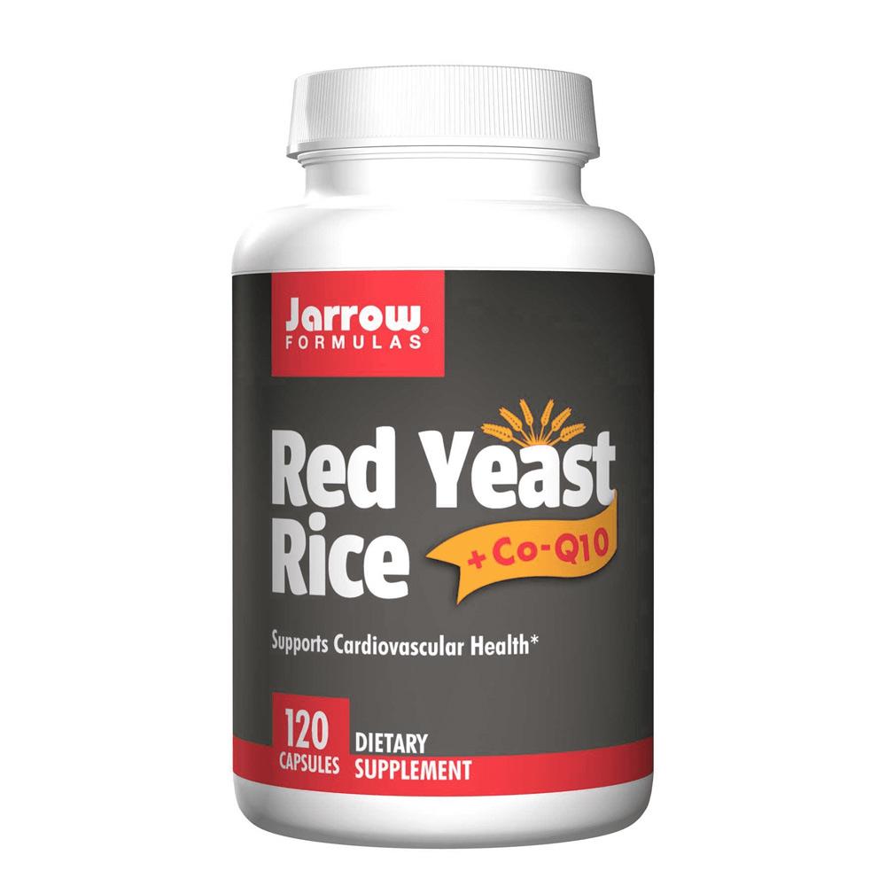 Jarrow Formulas Red Yeast Rice w/ CoQ10 120 Capsules | Cardiovascular Health Herbs Jarrow Formulas  (1778506268715)