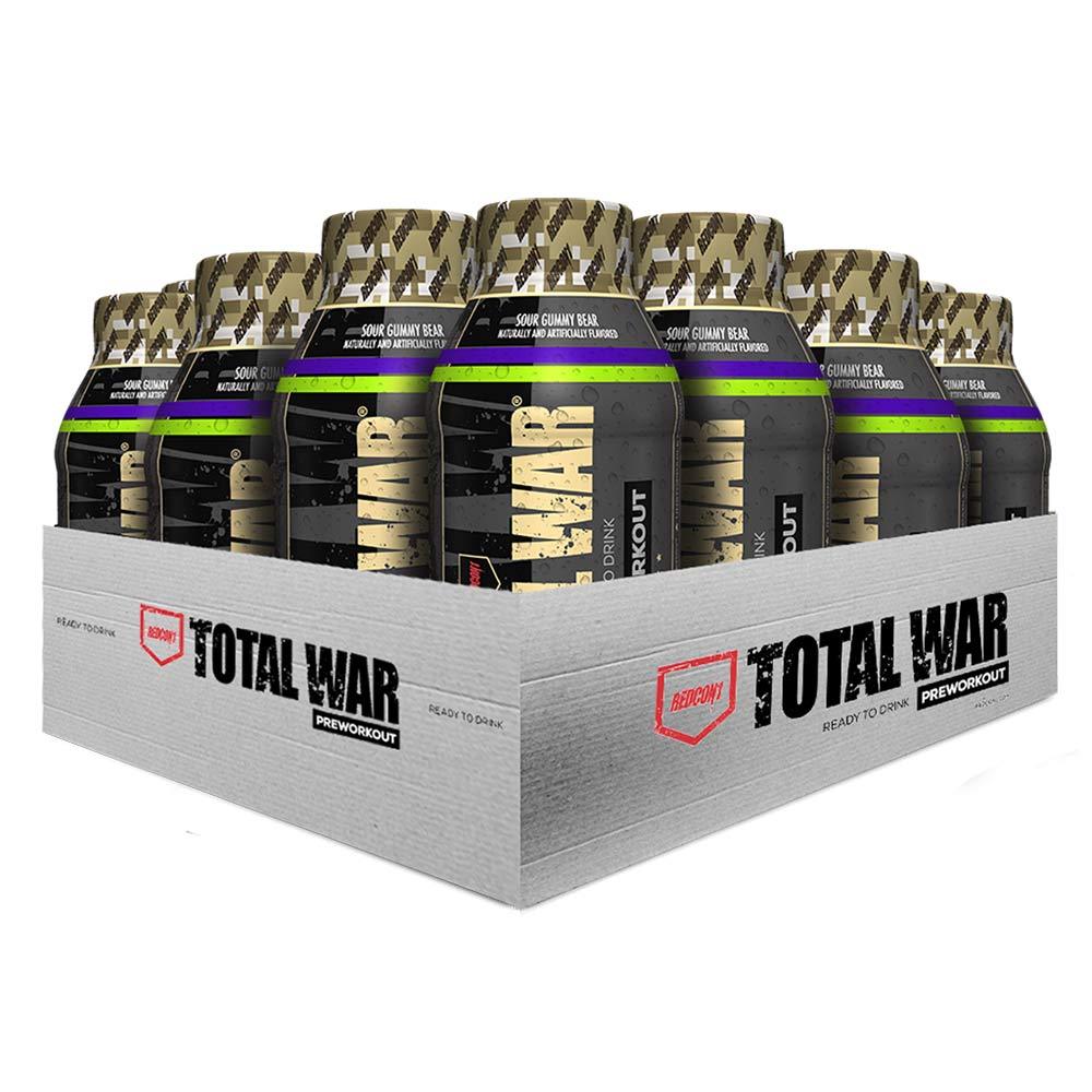 Redcon1 Total War RTD 12/Case Drinks Redcon 1 Sour Gummy Bear  (1769519710251)