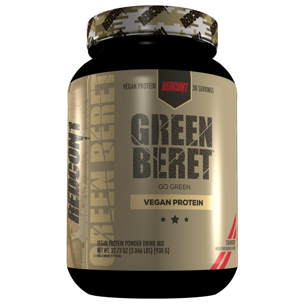 Redcon1 Green Beret Vegan Protein | Plant Based Protein Protein Powders Redcon 1 Strawberry  (1795795877931)