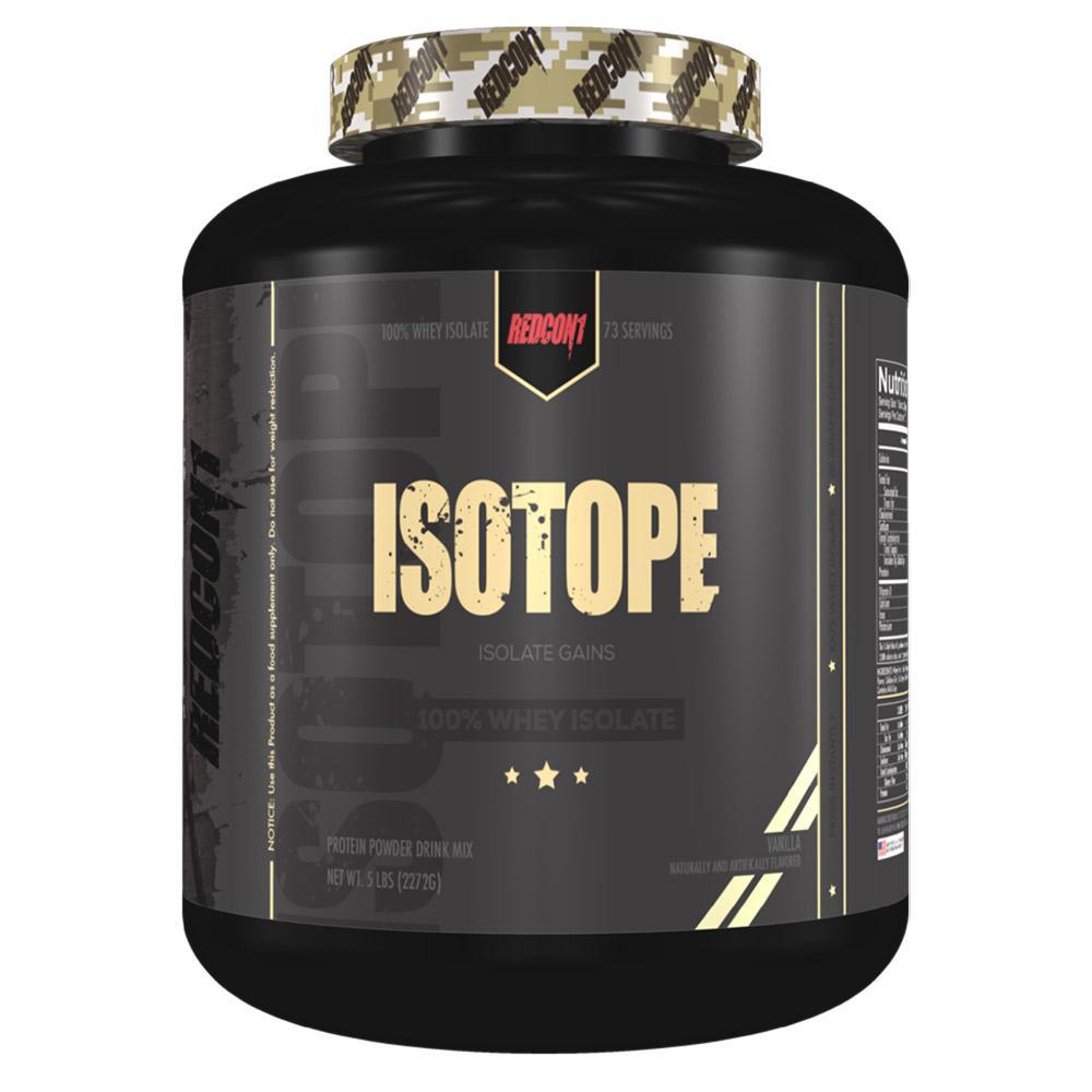 Redcon1 Isotope 5lbs Protein Powders Redcon 1 Vanilla  (1725686382635)