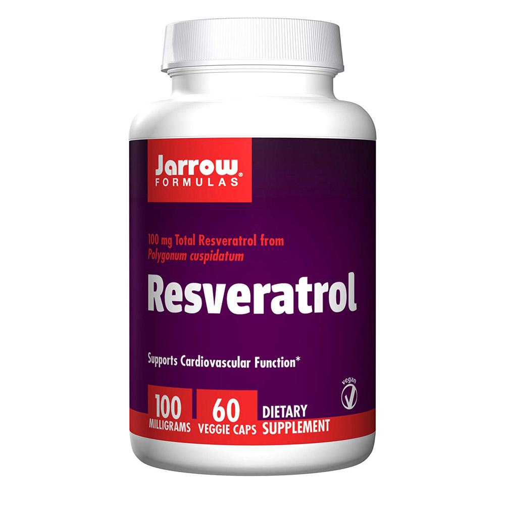 Jarrow Formulas Resveratrol 100mg 60 Veggie Caps | Cardiovascular Function Specialty Health Products Jarrow Formulas  (1778505678891)
