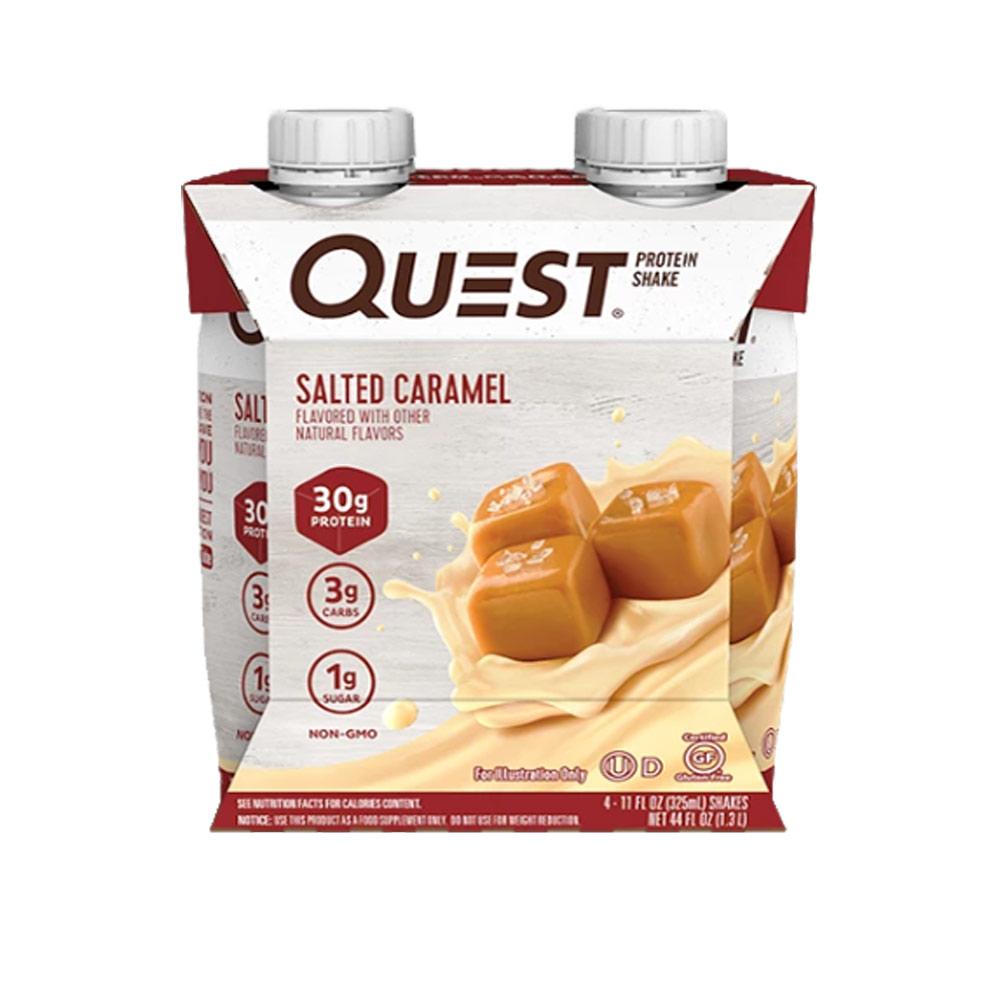 Quest Nutrition RTD Protein Shake 4/Pack Drinks Quest Nutrition Salted Caramel  (4169019686955)