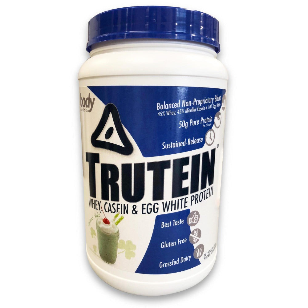 Body Nutrition Trutein 2 Lbs Protein Body Nutrition Shamrock Shake  (1058634203179)