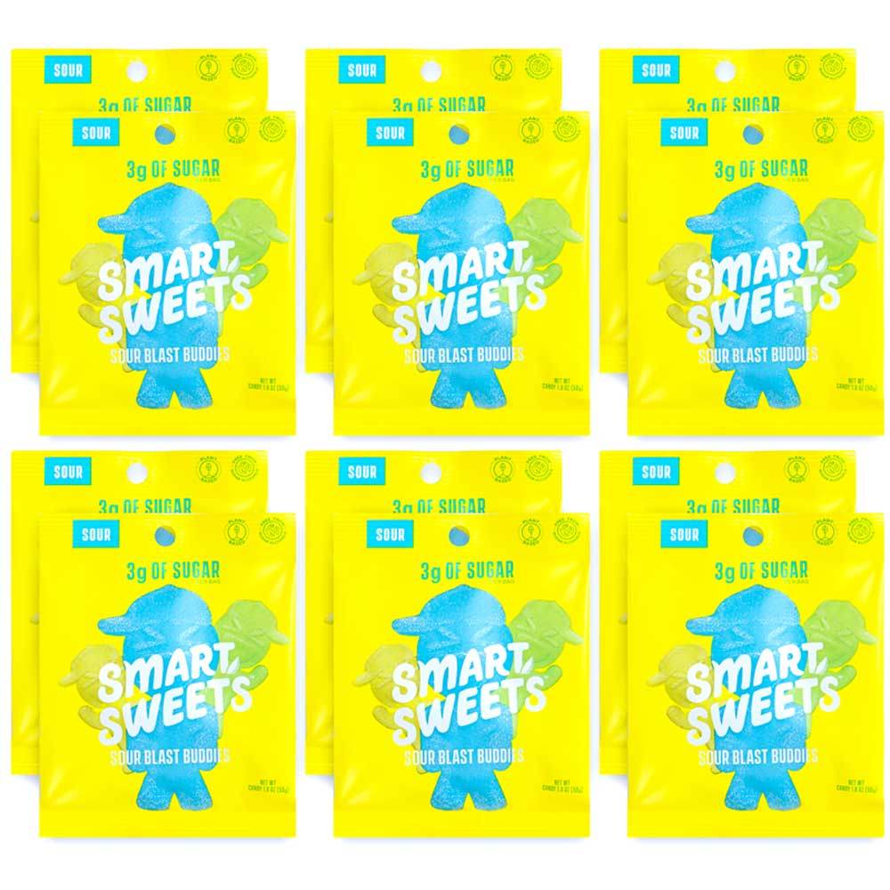 Smart Sweets Gummy Bears 12/Box Foods & Snacks Smart Sweets Sour Blast Buddies  (1425607426091)