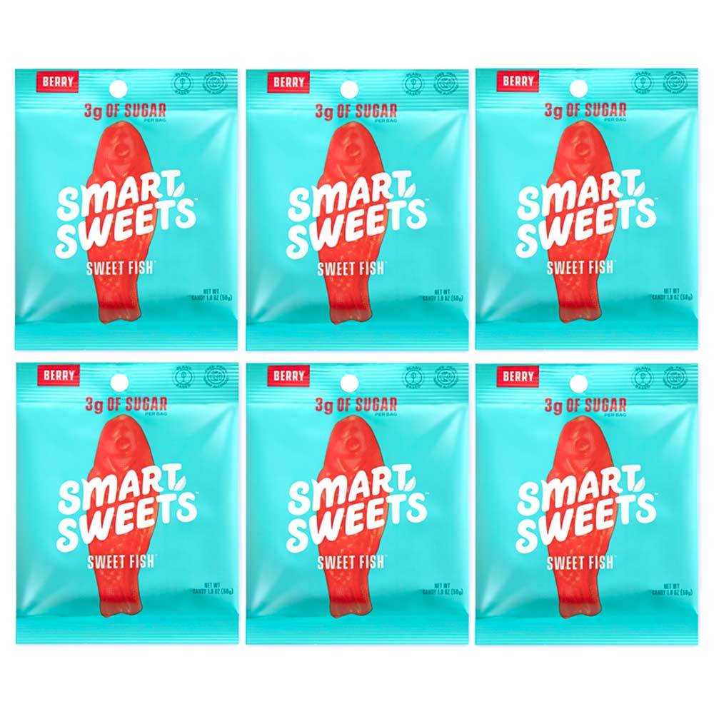 Smart Sweets Gummy Bears 12/Box Foods & Snacks Smart Sweets Sweet Fish  (1425607426091)