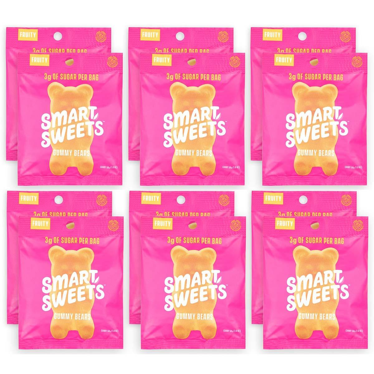 Smart Sweets Gummy Bears 12/Box Foods & Snacks Smart Sweets Fruity  (1425607426091)