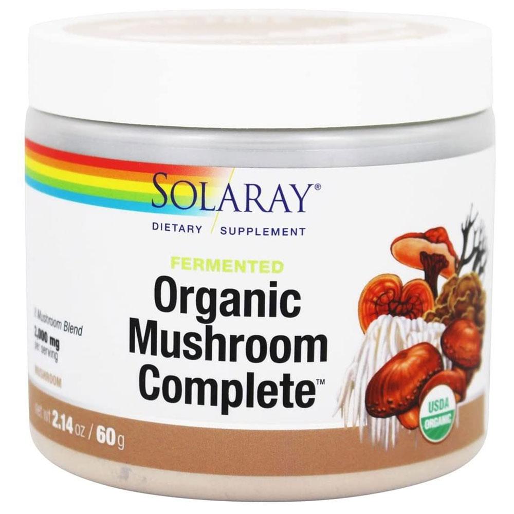 Solaray Organic Mushroom Complete 60g (Powder) Herbs Solaray  (4594714214465)