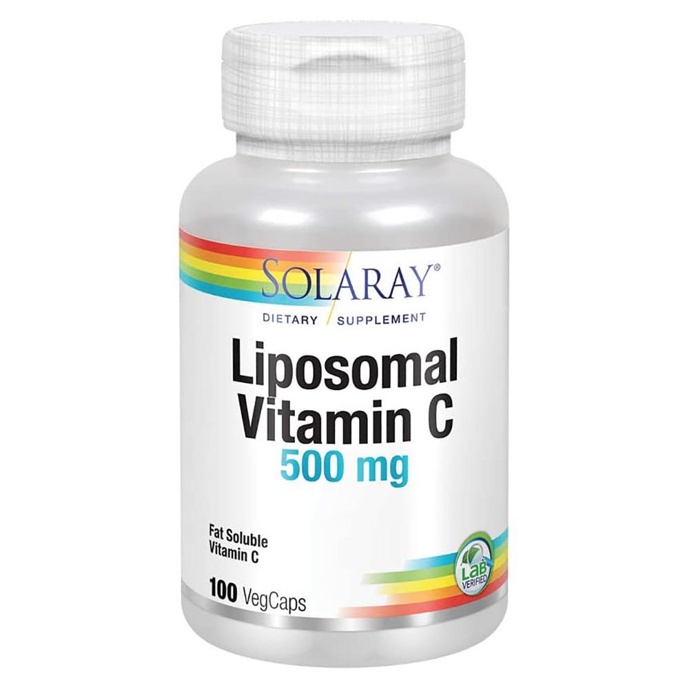 Solaray Liposomal Vitamin C 500mg 100vc Vitamins & Minerals Solaray  (4594722996289)