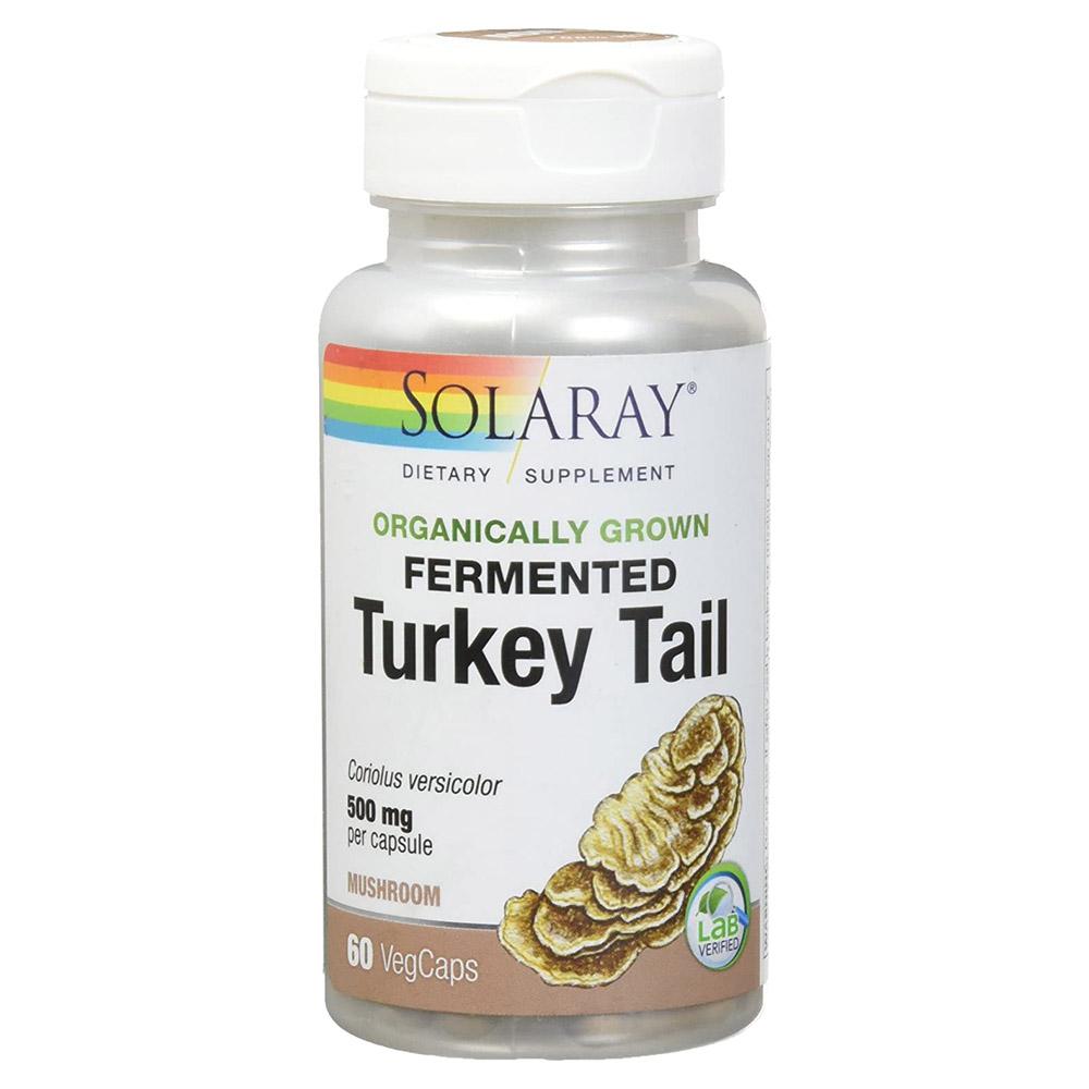Solaray Fermented Turkey Tail 60vc Herbs Solaray 