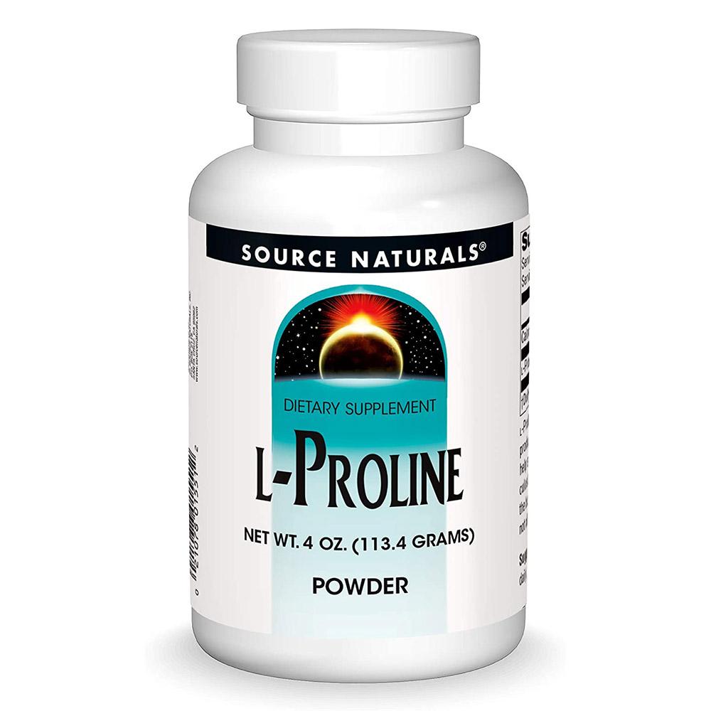 Source Naturals L-Proline Powder 4oz Amino Acids Source Naturals 