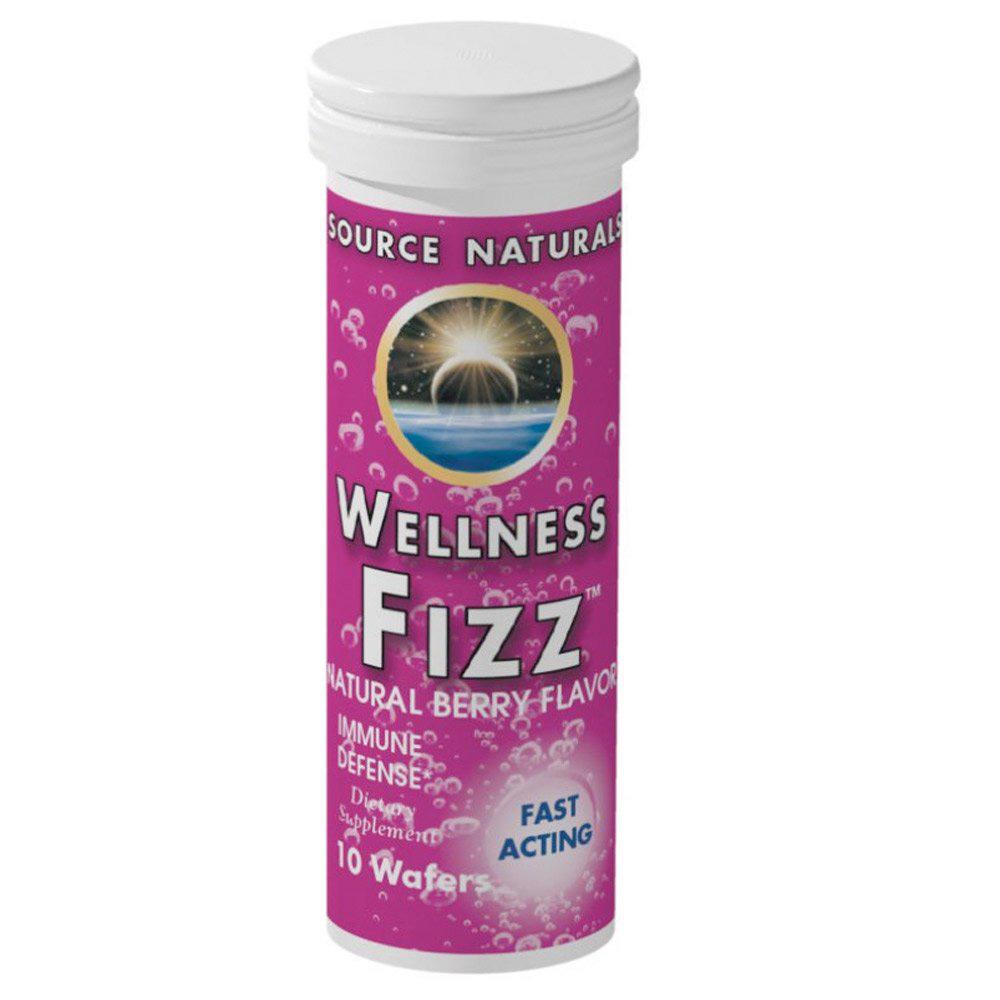Source Naturals Wellness Fizz 10 Wafers Specialty Health Products Source Naturals Natural Tangerine  (1758752145451)