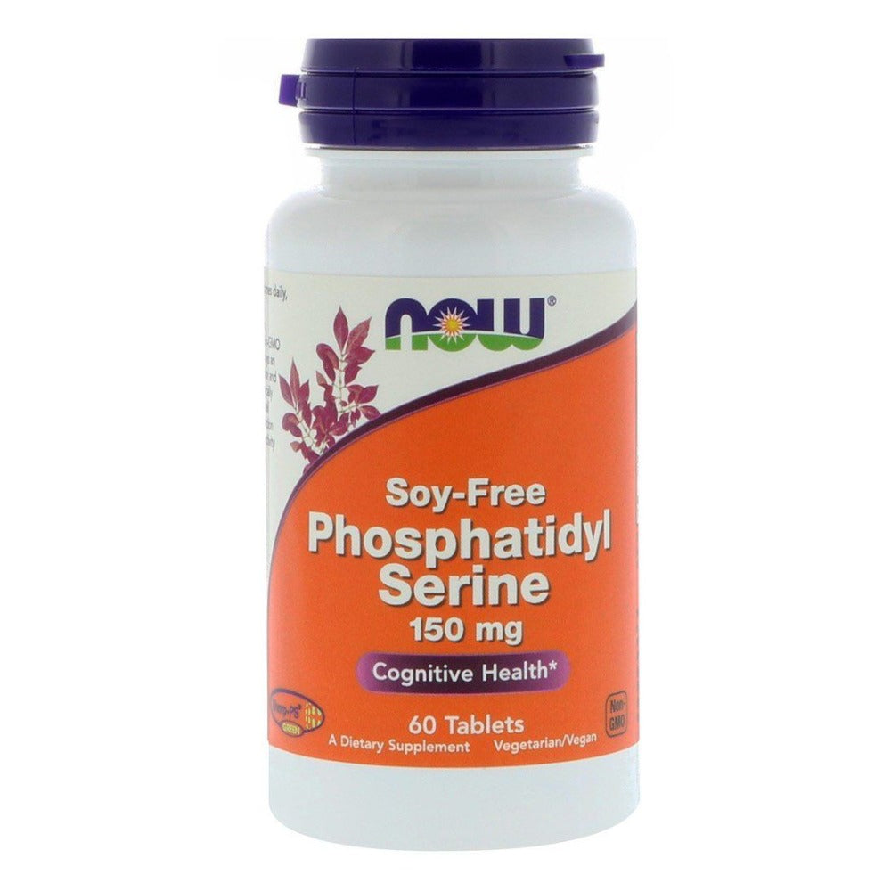 Now Foods Soy Free Phosphaidyl Serine 150mg 60 Tablets Specialty Health Products Now Foods  (1834749722667)