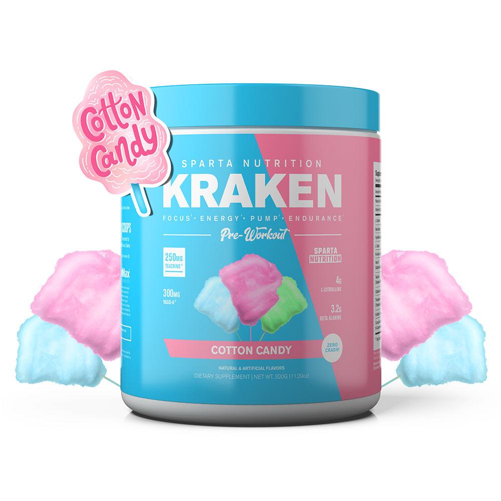 Sparta Nutrition Kraken 40 Servings Pre-workout Sparta Nutrition Cotton Candy  (1059316957227)