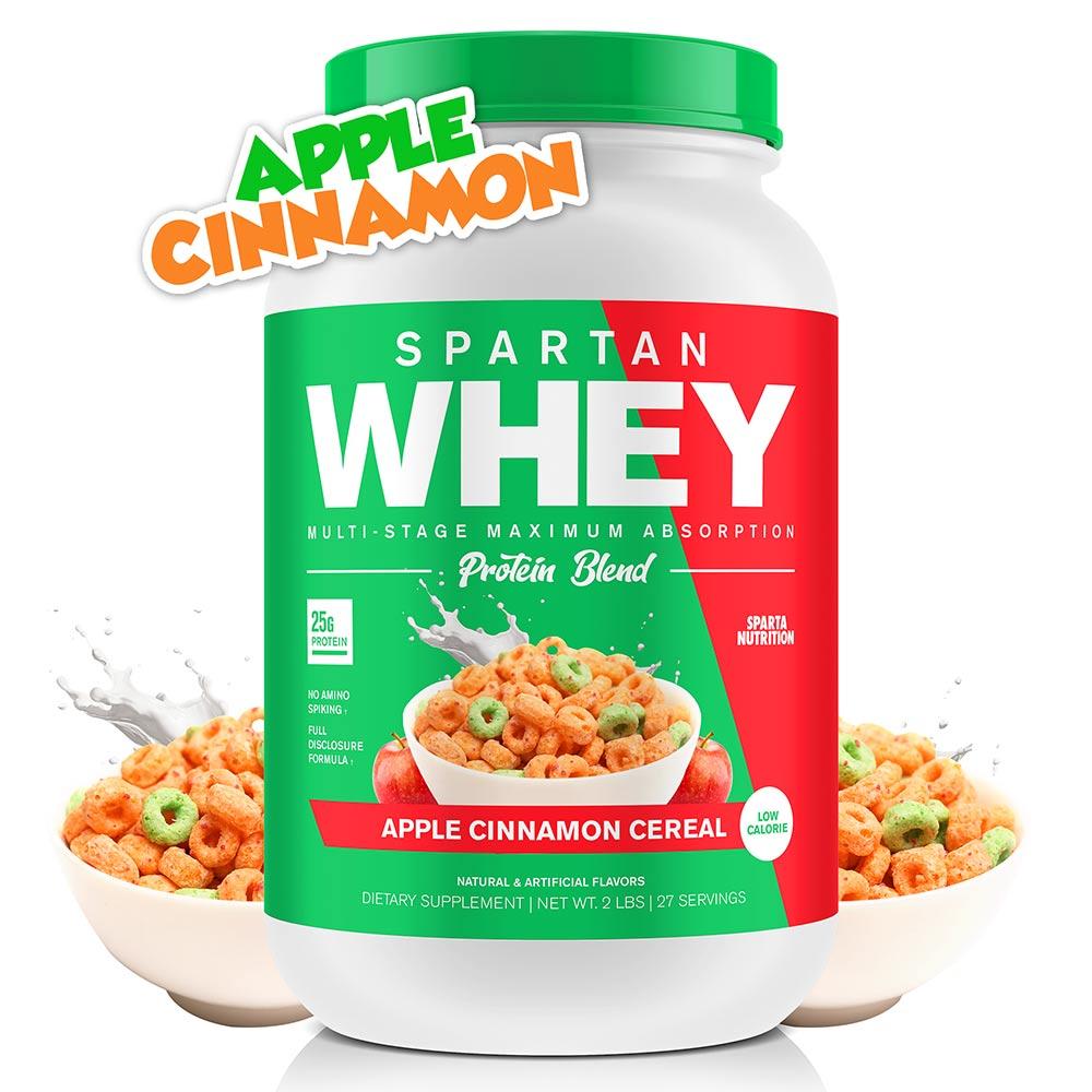Spartan Whey 2lbs Protein Powders Sparta Nutrition JACKED APPLES  (1677763248171)
