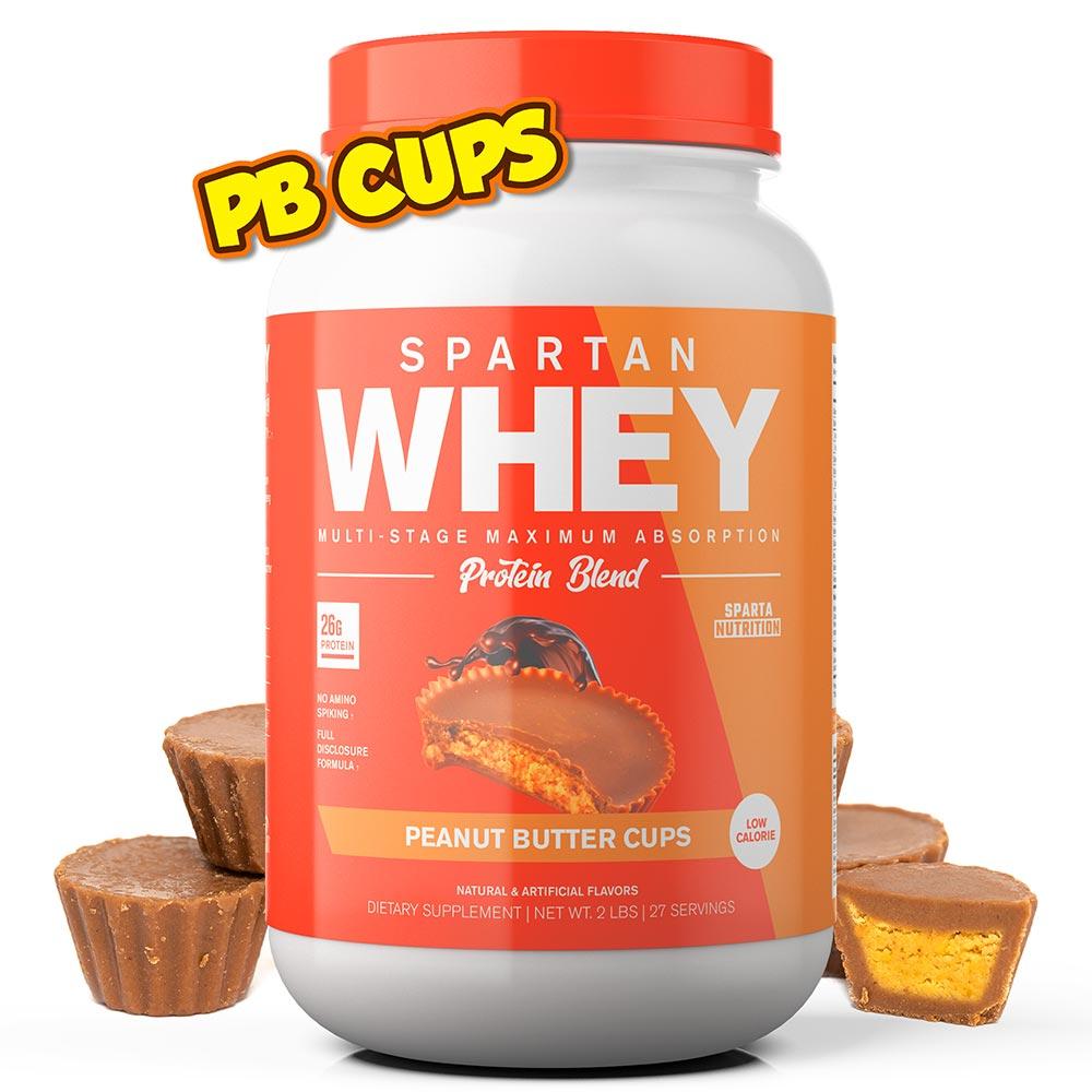 Spartan Whey 2lbs Protein Powders Sparta Nutrition PEANUT BUTTER CUP  (1677763248171)